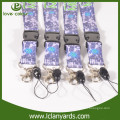 Neue benutzerdefinierte Polyester blauen Lanyard mit Sicherheitsausbruch